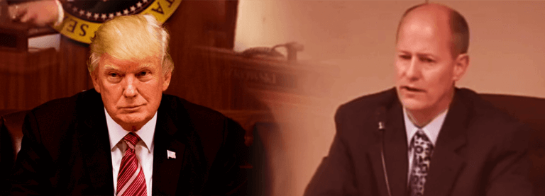 Donald Trump and Paul Gazelka