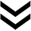 A black arrow pointing downwards