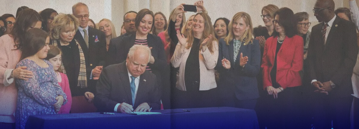 Minnesota Governor Walz signs the PRO Act into law